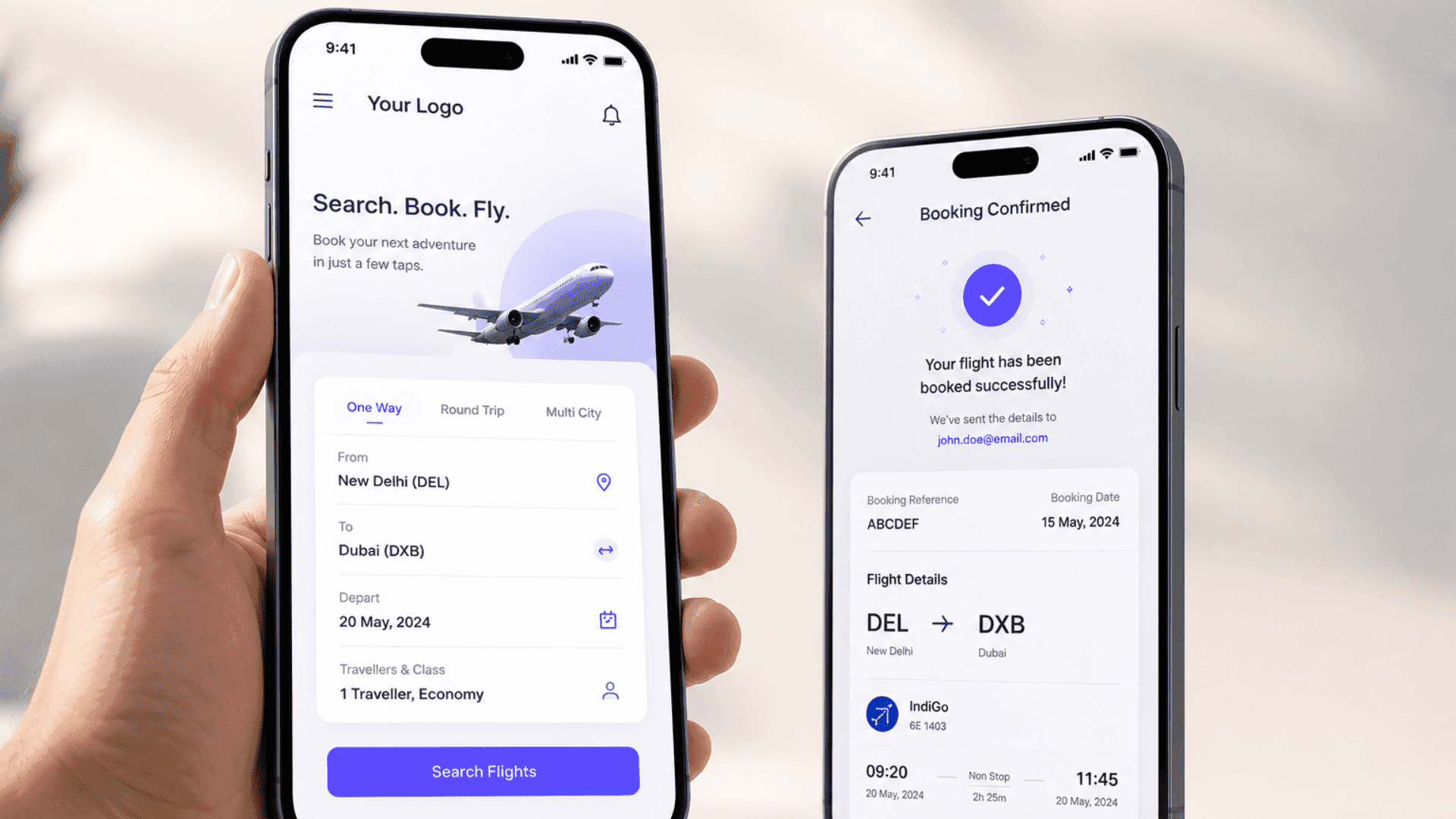 Flight Booking Mobile App Development